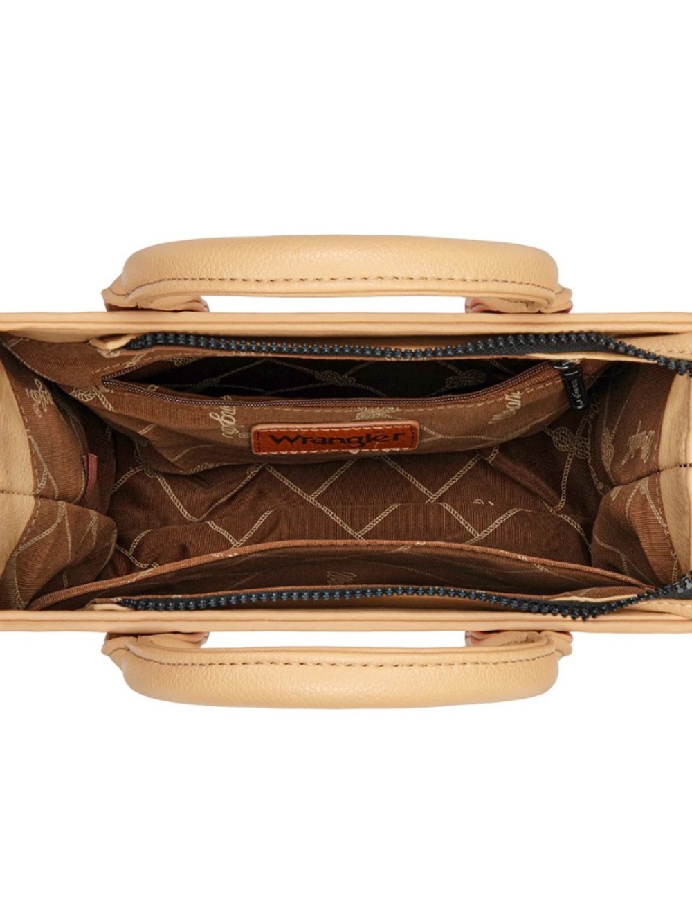 Wrangler Ombre Western Tote/Crossbody - Tan - Picture 6 of 7